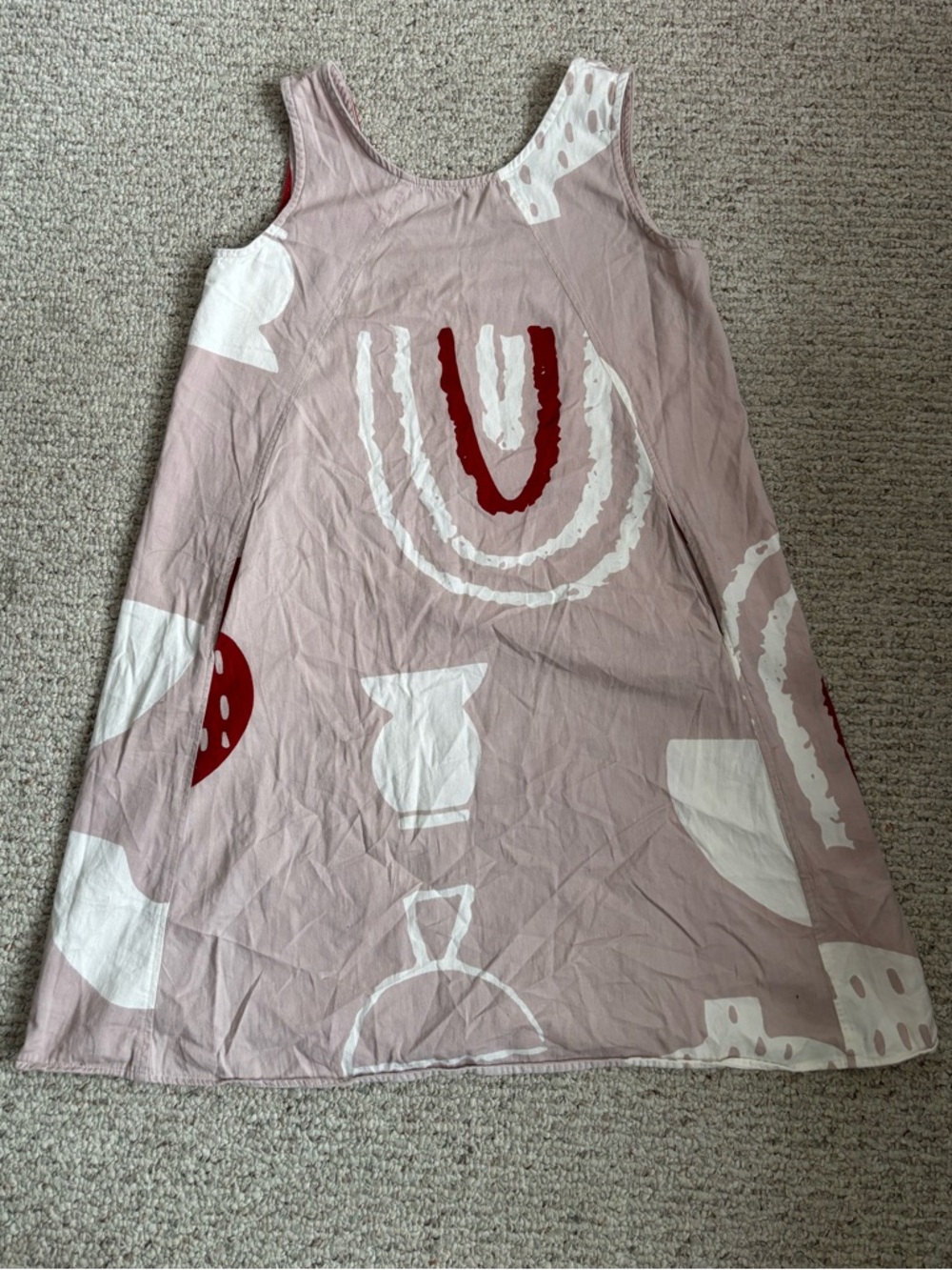 Eve gravel graphic print dress sm/med